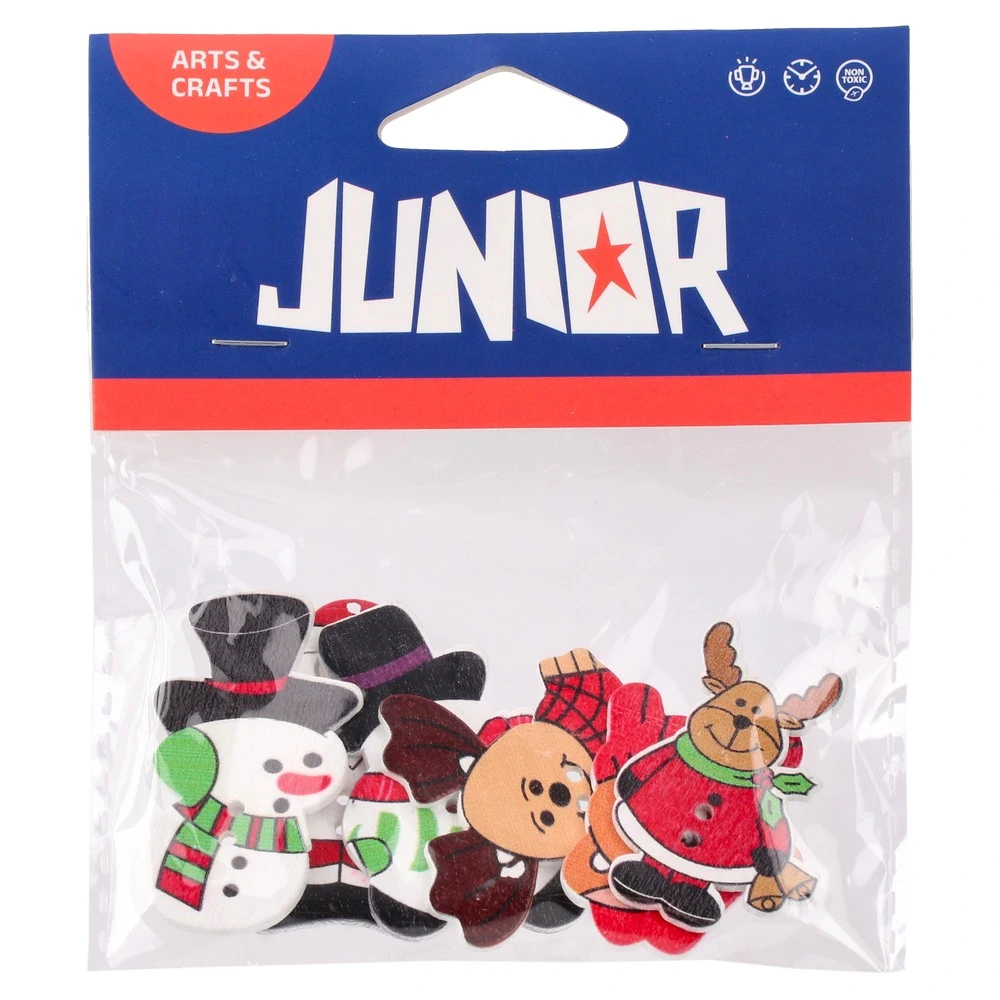 CRAFTY NY NOVOGODIŠNJA DEKORACIJA SNEŠKO 3x3cm 6K 137142